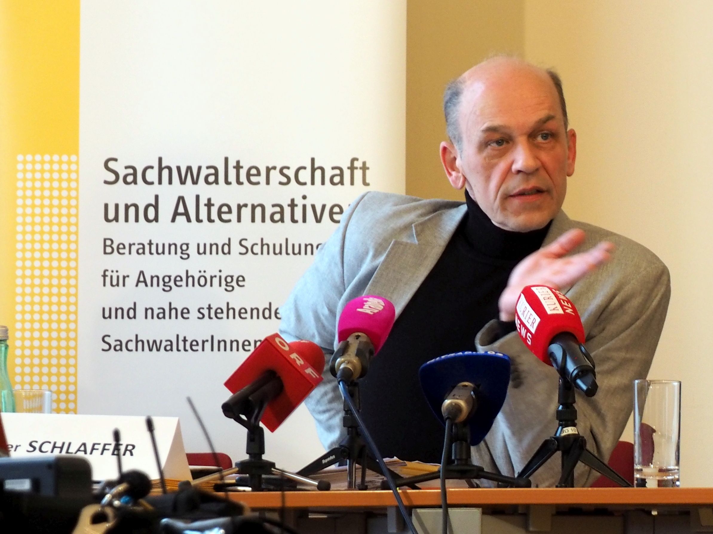 P. Schlaffer im Pressegespräch, 26.02.2018