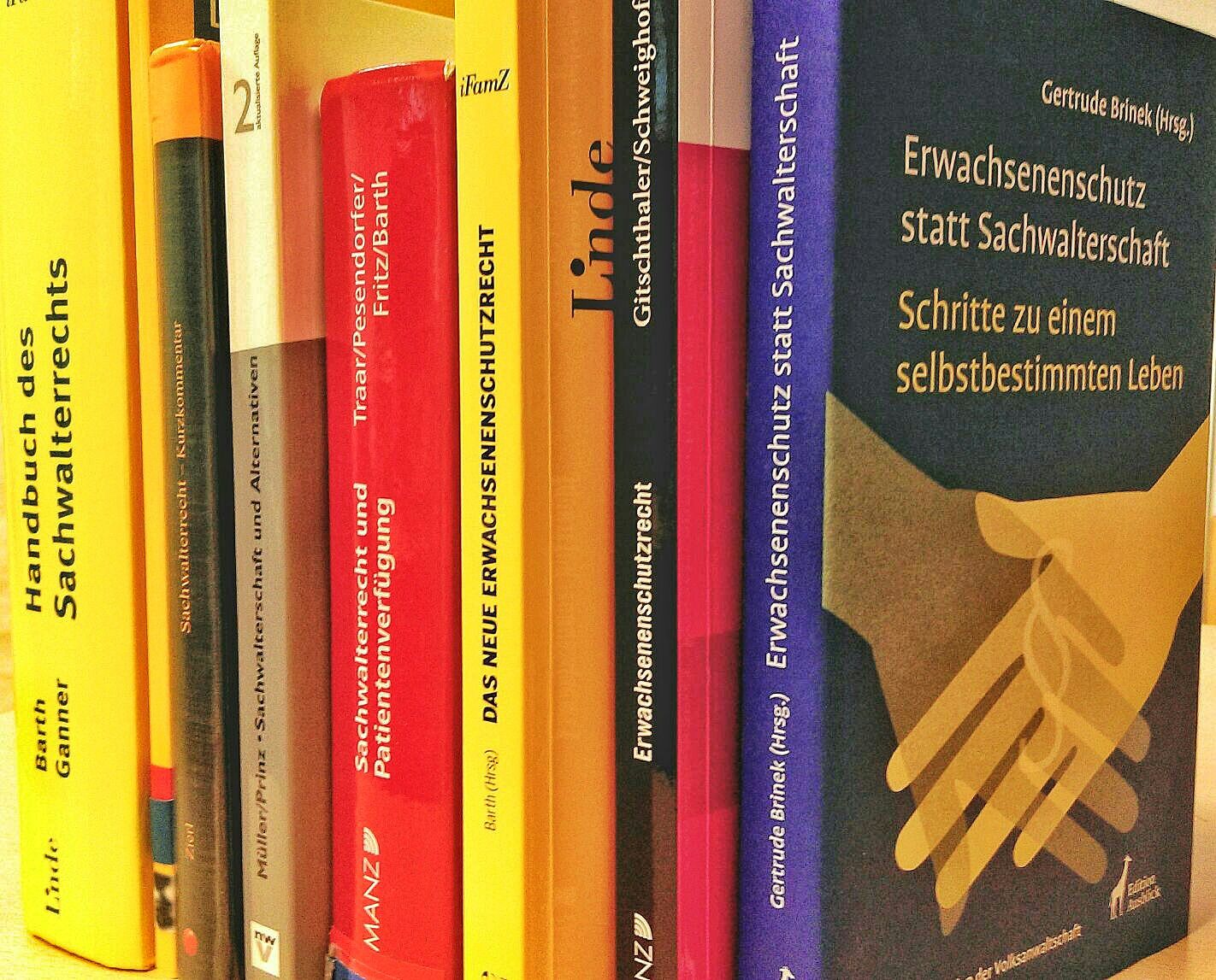 Fachliteratur Erwachsenenschutzgesetz - Sachwalterrecht